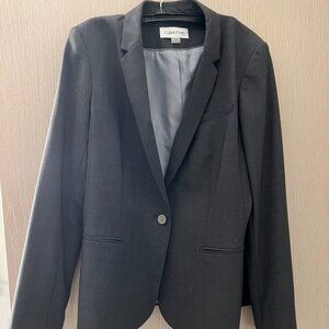 Calvin Klein Women's Grey Pantsuit Size 8